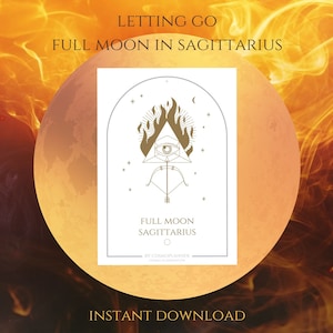 Ritual Full Moon in Sagittarius | Full Moon Magic | Letting Go Cleansing Ritual | Gratitude | Forgiveness  | Abundance