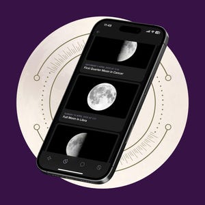 Moon Flow 2025 Kalender App | Mondphasen | Vollmond-Neumond | Täglicher Mond | Mond-Tracker