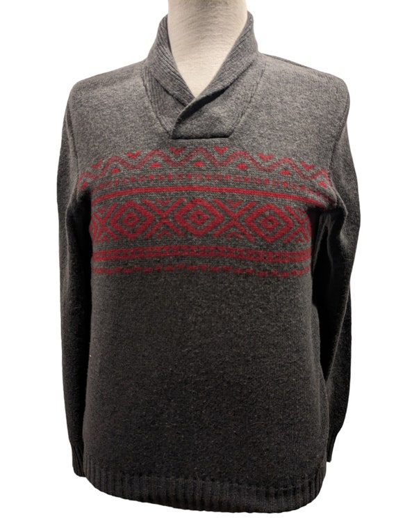 Eddie Bauer Wool Blend Vneck sweater - image 1