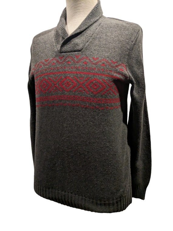 Eddie Bauer Wool Blend Vneck sweater - image 2