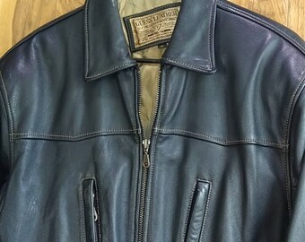 guess leather jacket men