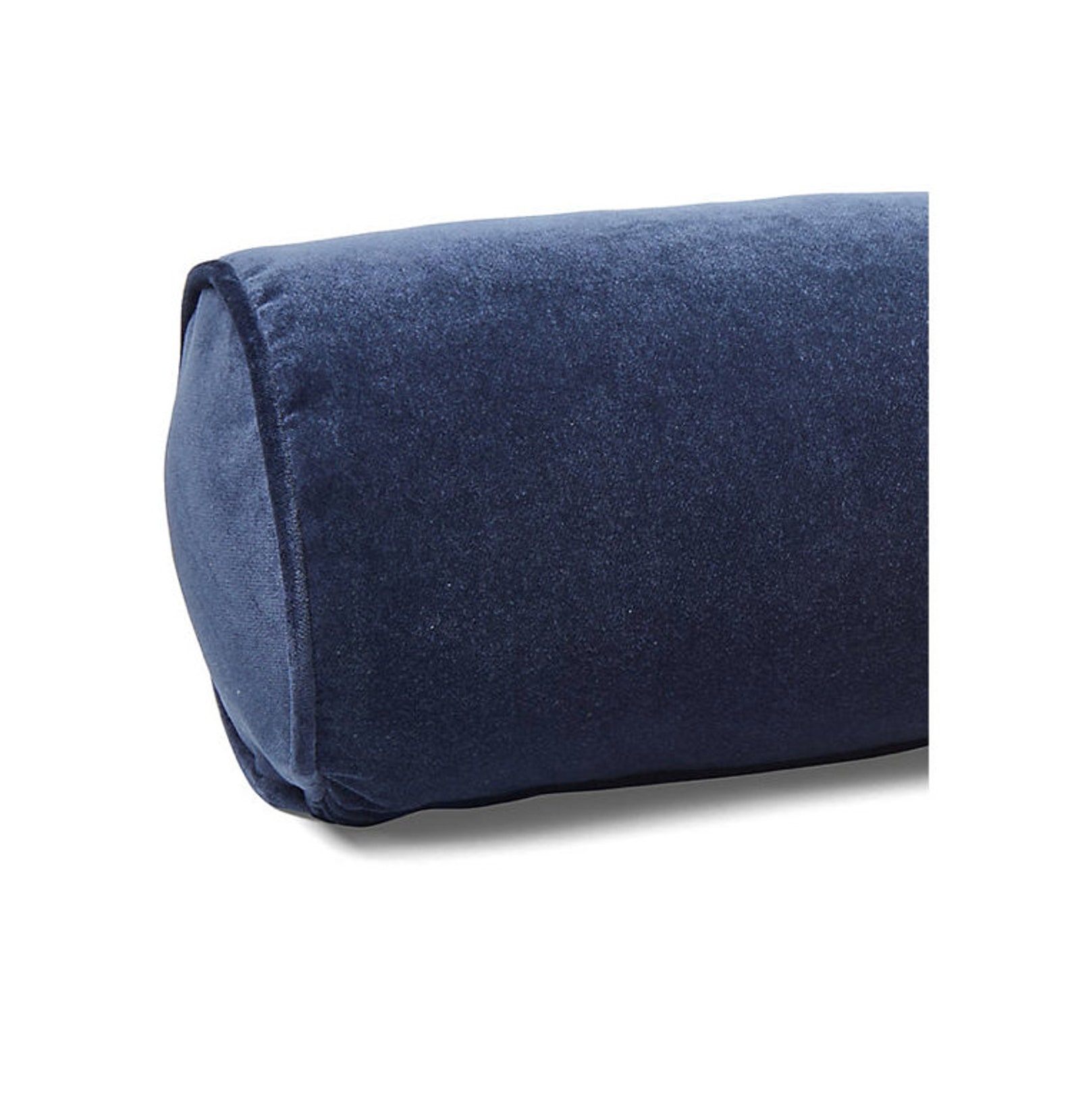 Navy Blue Velvet Bolster Throw Pillows Decorative Pillows Etsy