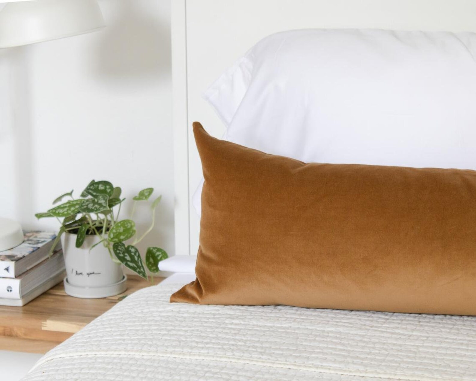 Luxury Caramel Velvet Pillow Cover Caramel Lumbar Pillow Etsy