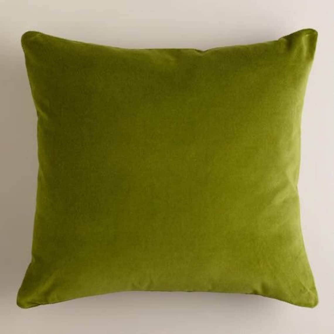 SALE Green Apple Velvet Pillow Cover Lumbar Pillow Long Etsy