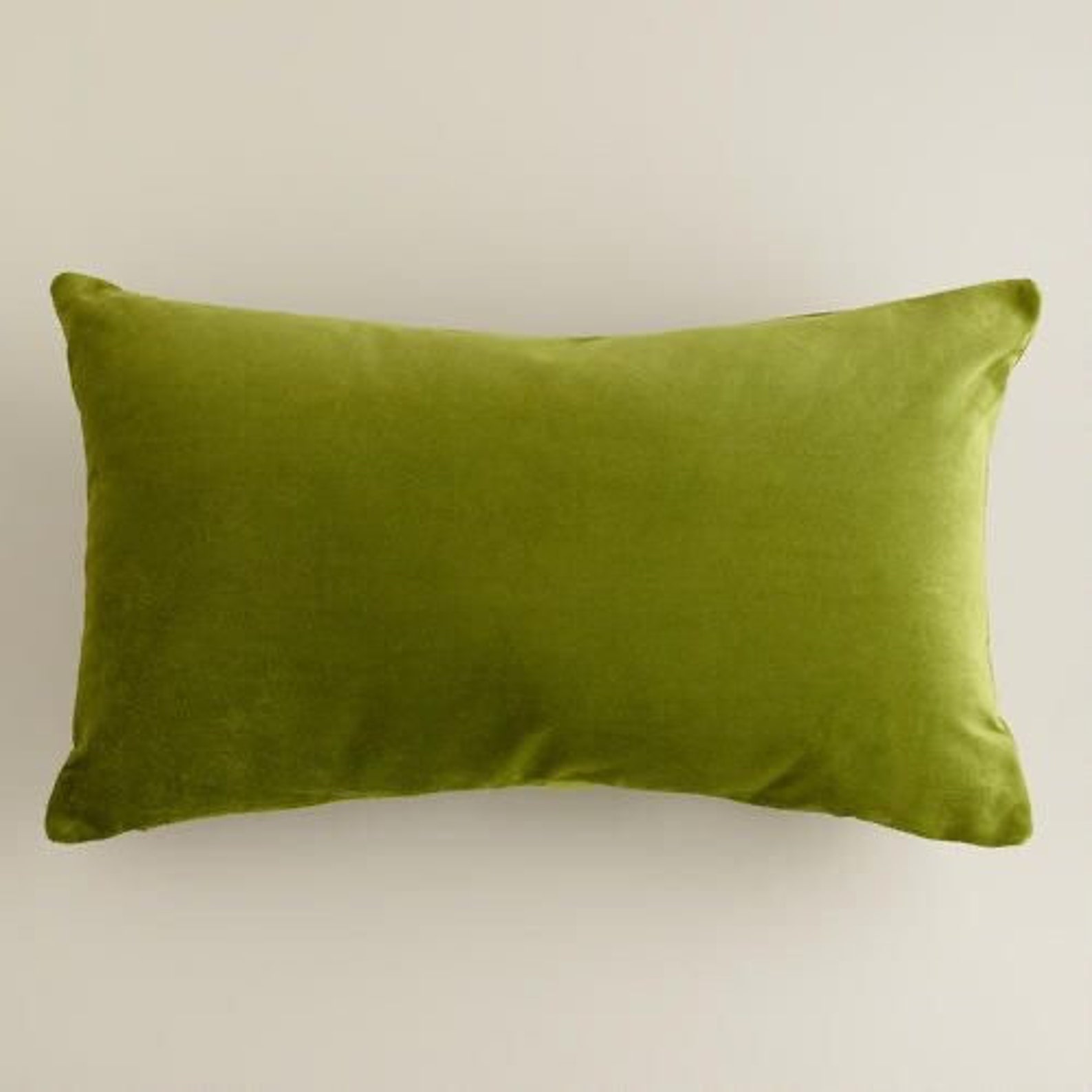 SALE Green Apple Velvet Pillow Cover Lumbar Pillow Long Etsy