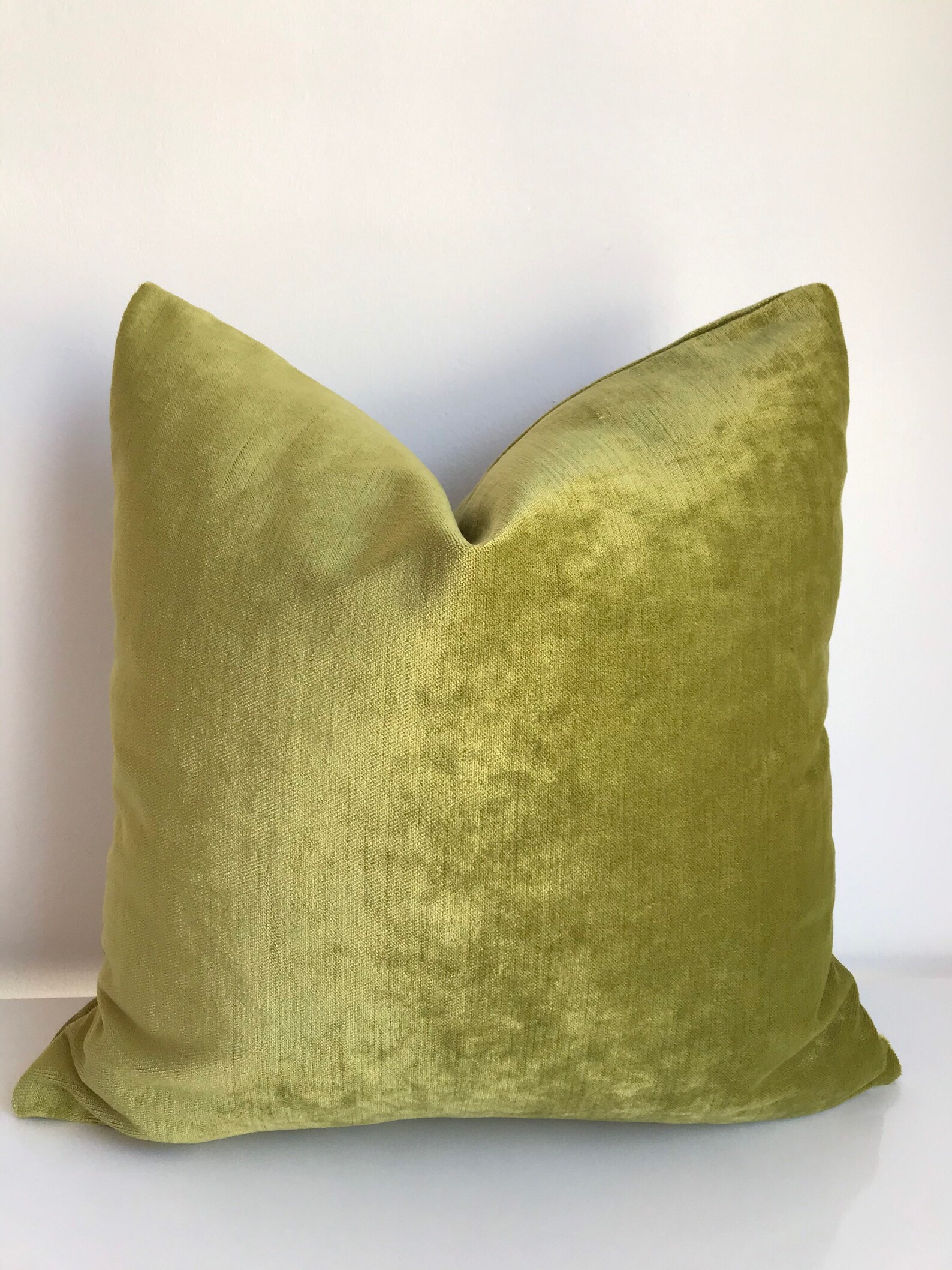 SALE Olive Green Velvet Long Lumbar Throw Pillow Cover 14x36 Etsy