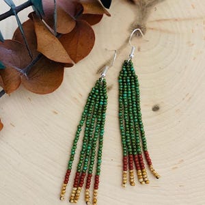 Beaded Dangle Earrings
