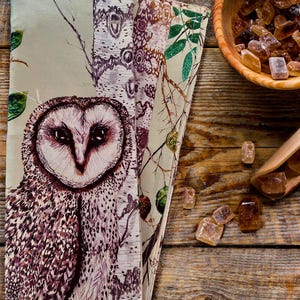 The Forest at Twilight Tea Towel 1, Sage, House of Norris, Collection 1