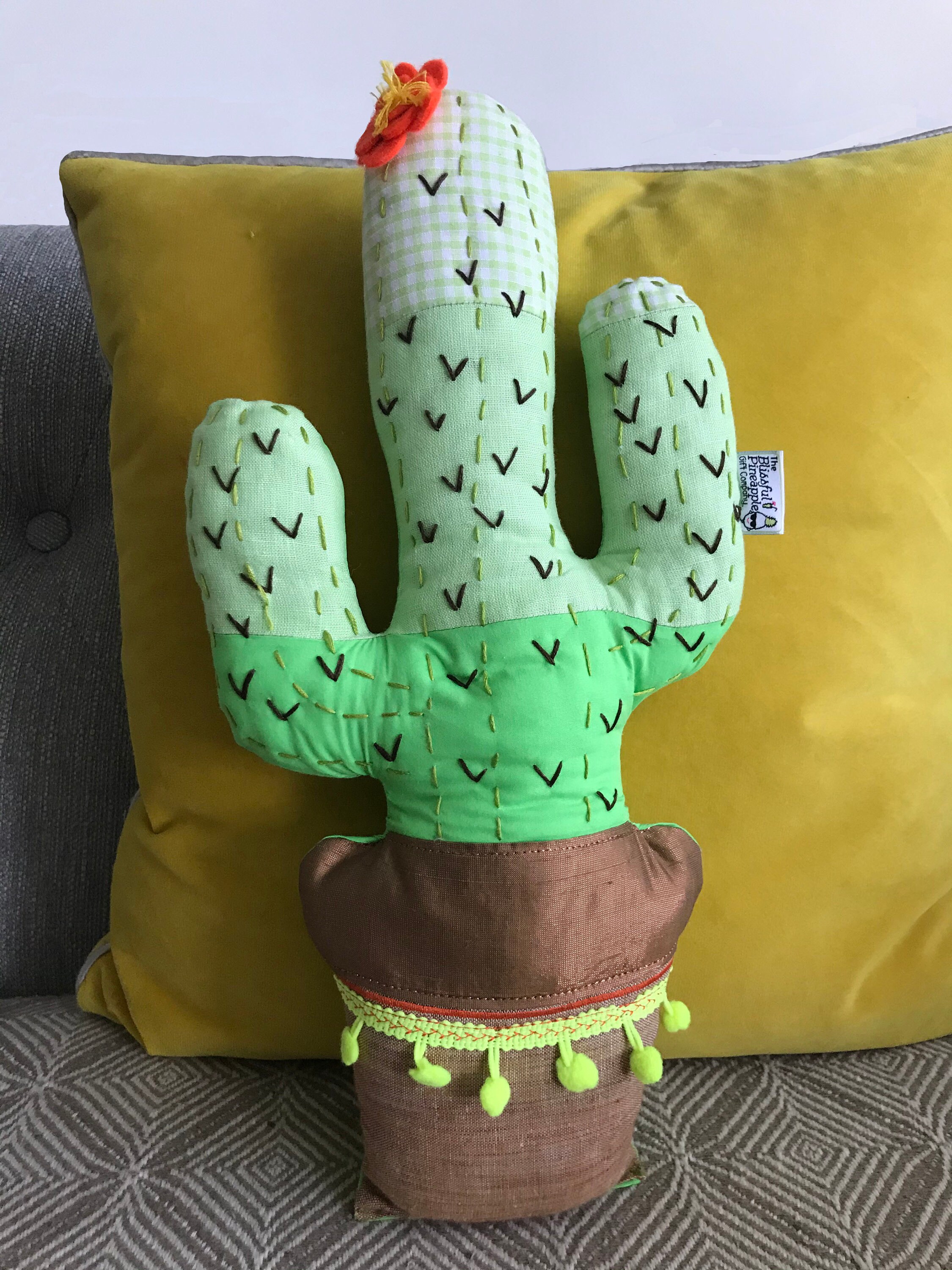 Adventure theme cactus cushion feature cactus cushion nursery Etsy