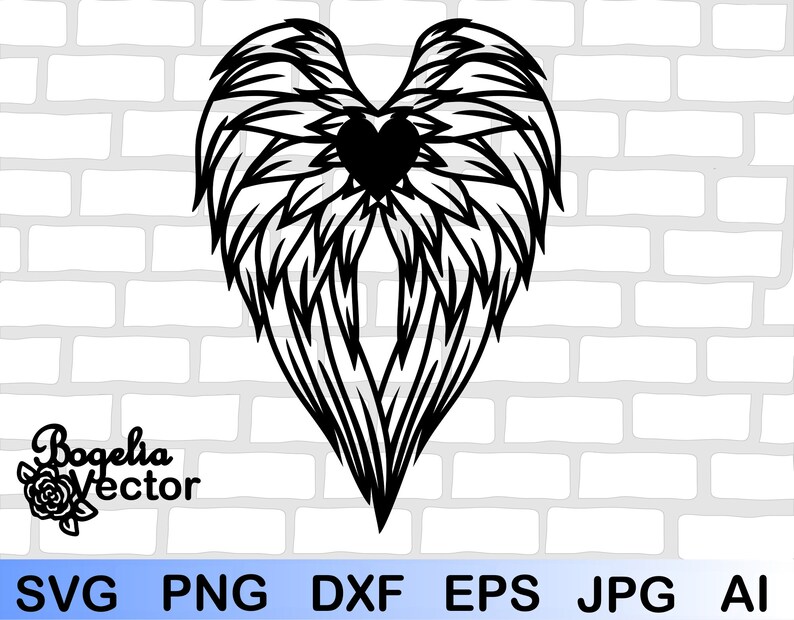 Free Free Heart Wings Svg 231 SVG PNG EPS DXF File