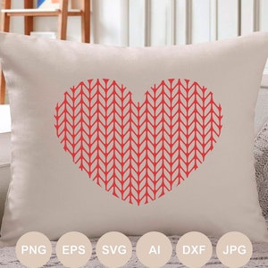 Stricken Herz Svg, Herz Svg Cut Dateien, Garn Svg, Garn Herz Png, Stricken Svg, Häkelliebe Svg Designs, Silhouette, Svg für Shirts, Cricut