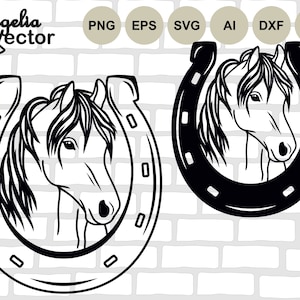 Hufeisen Svg, Pferde Svg, Hufeisen Cut Datei, Vektor, Shirts, Silhouette, Reiter Svg, Cricut, Pferdekopf Svg, Bauernhof, Pferdeliebhaber Png