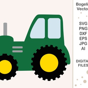 Tractor Svg Layered Cut File Cricut Silhouette Svg for - Etsy