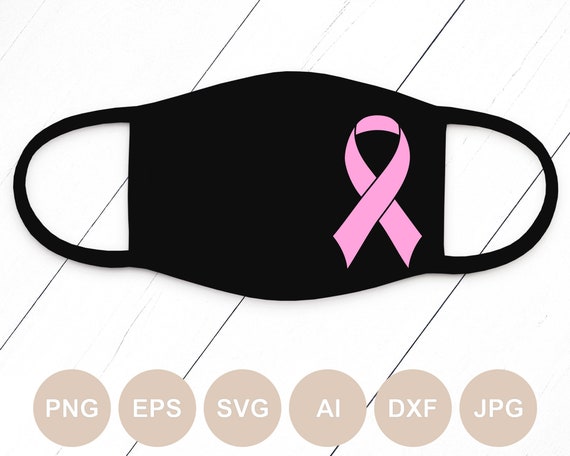 Breast Cancer Ribbon Svg, Ribbon Cut File, Awareness Ribbon Svg