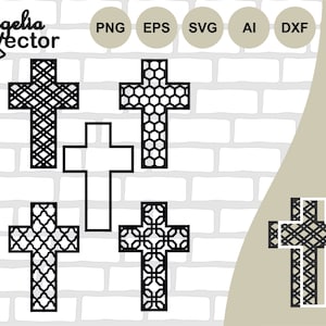 Kreuz Svg Plotterdateien, Kreuz Layered Dxf, Laser Cut Files, Bundle, Ostern Svg Designs, Religiöse Png, Christlich, Jesus, Katholisch, Svg Shirts