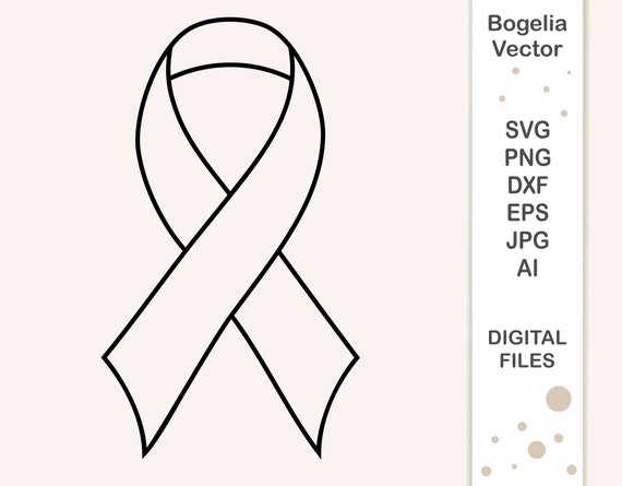 Awareness Ribbon Svg, Awareness Ribbon Cut File, Breast Cancer