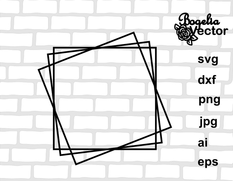 Download Frame svg Square Frame Svg Monogram Frame Svg Double Frame ...