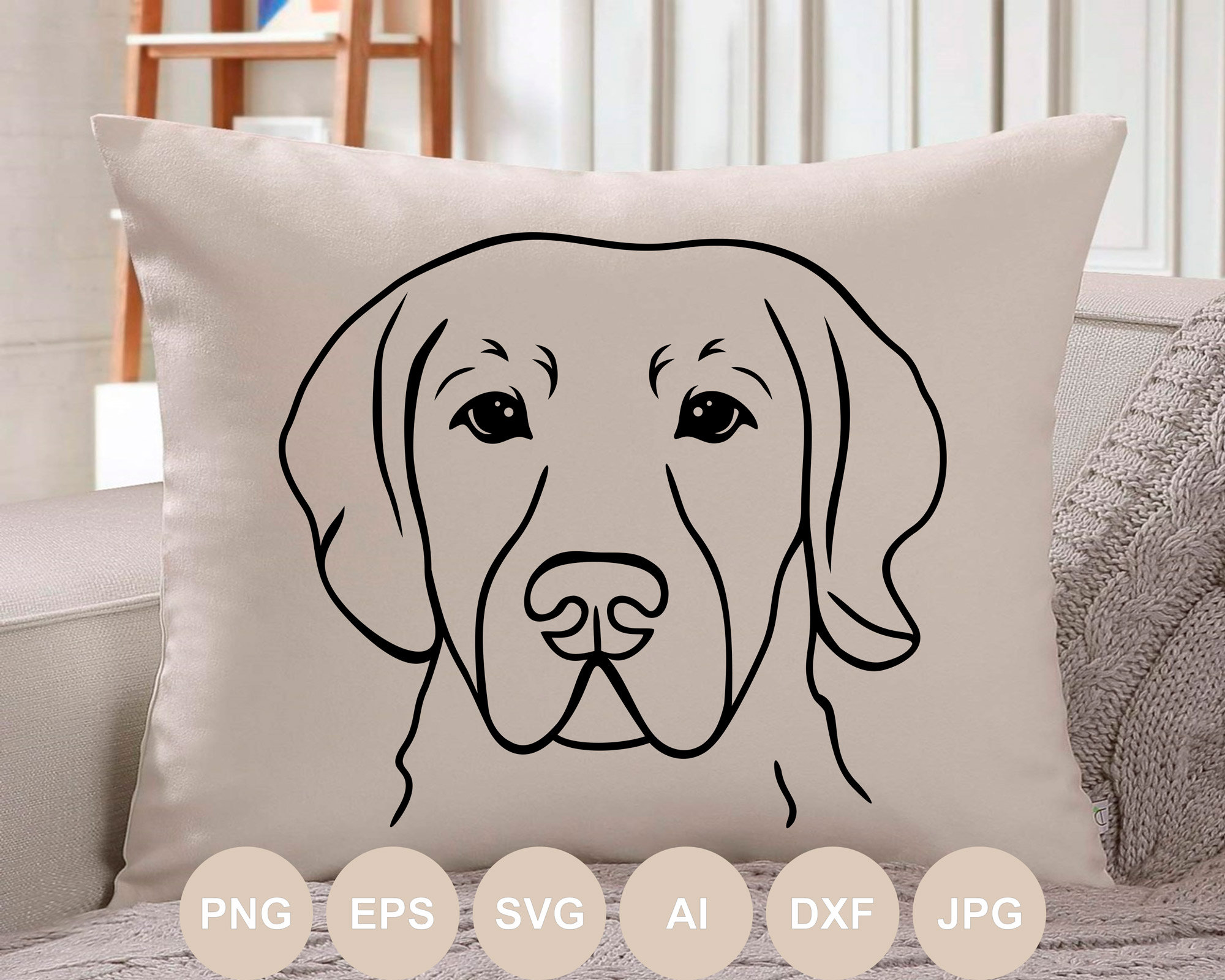 Labrador Svg File Lab Svg Cut File Dog Svg for Shirt Doggo - Etsy Canada