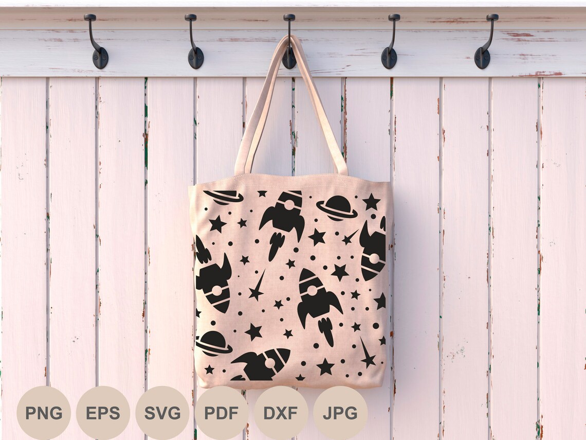 Stencil Template Space Svg Cut File Space Pattern Svg - Etsy