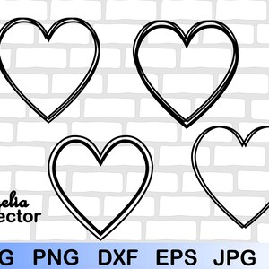 ハートフレーム SVG、ハートフレームカットファイル、モノグラム名前フレーム、バレンタインデー、ダブル、結婚式、誕生日、愛、ステンシル、デジタルファイル、クリカット