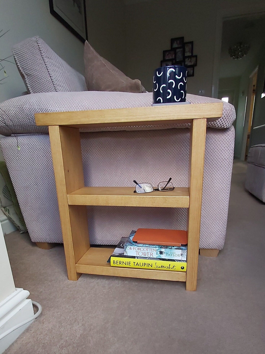 Side End Table, Narrow Rustic Sofa End Table Bedside Table Various