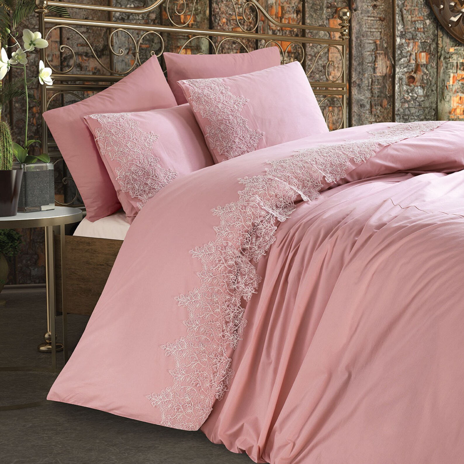 Lux Turkish Bedding Set / Redlavi Maria 6 Pieces Lux Quilt Etsy UK