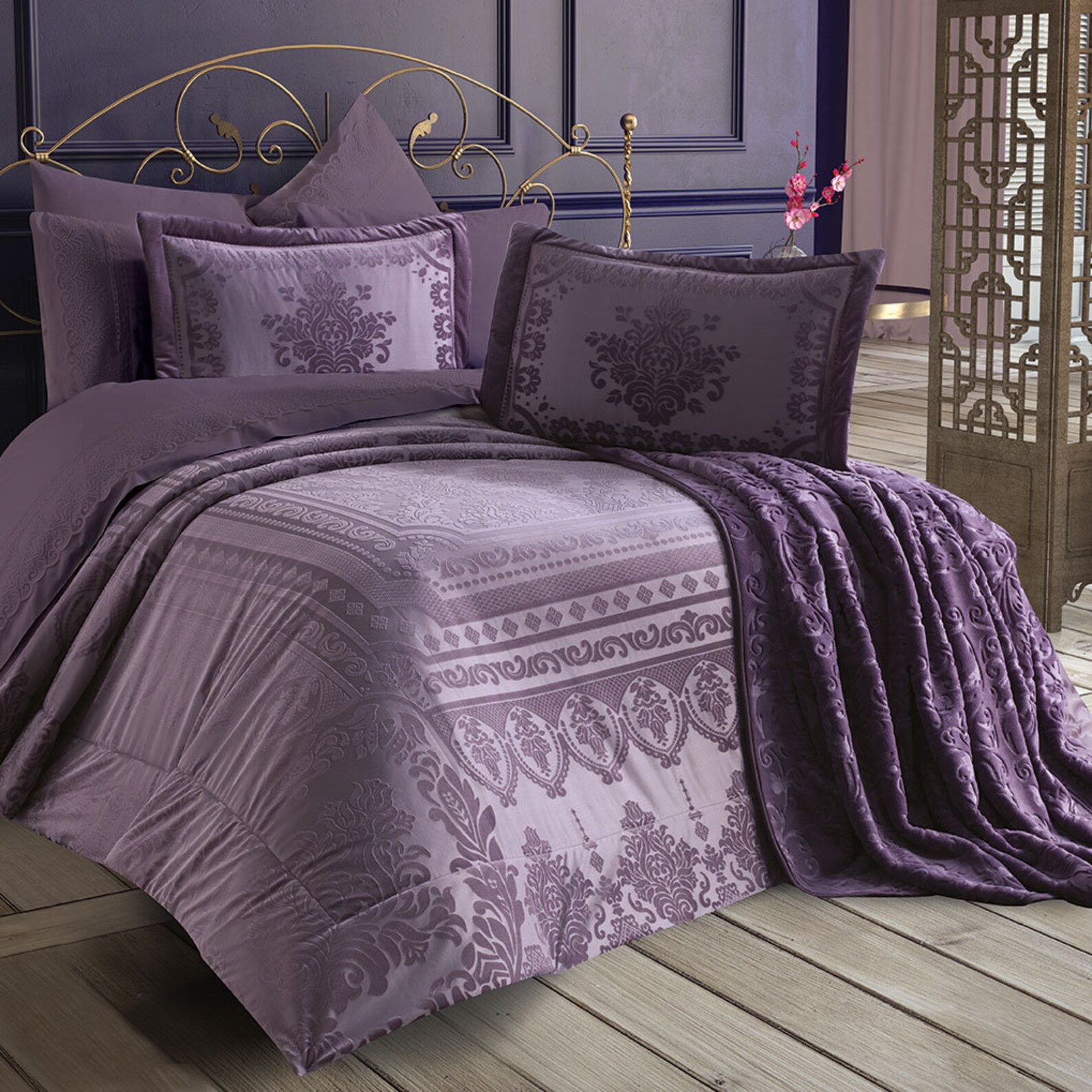 Elegant Turkish 10 Pieces Bed Set / Redlavi Gloria Dowry Bed Etsy