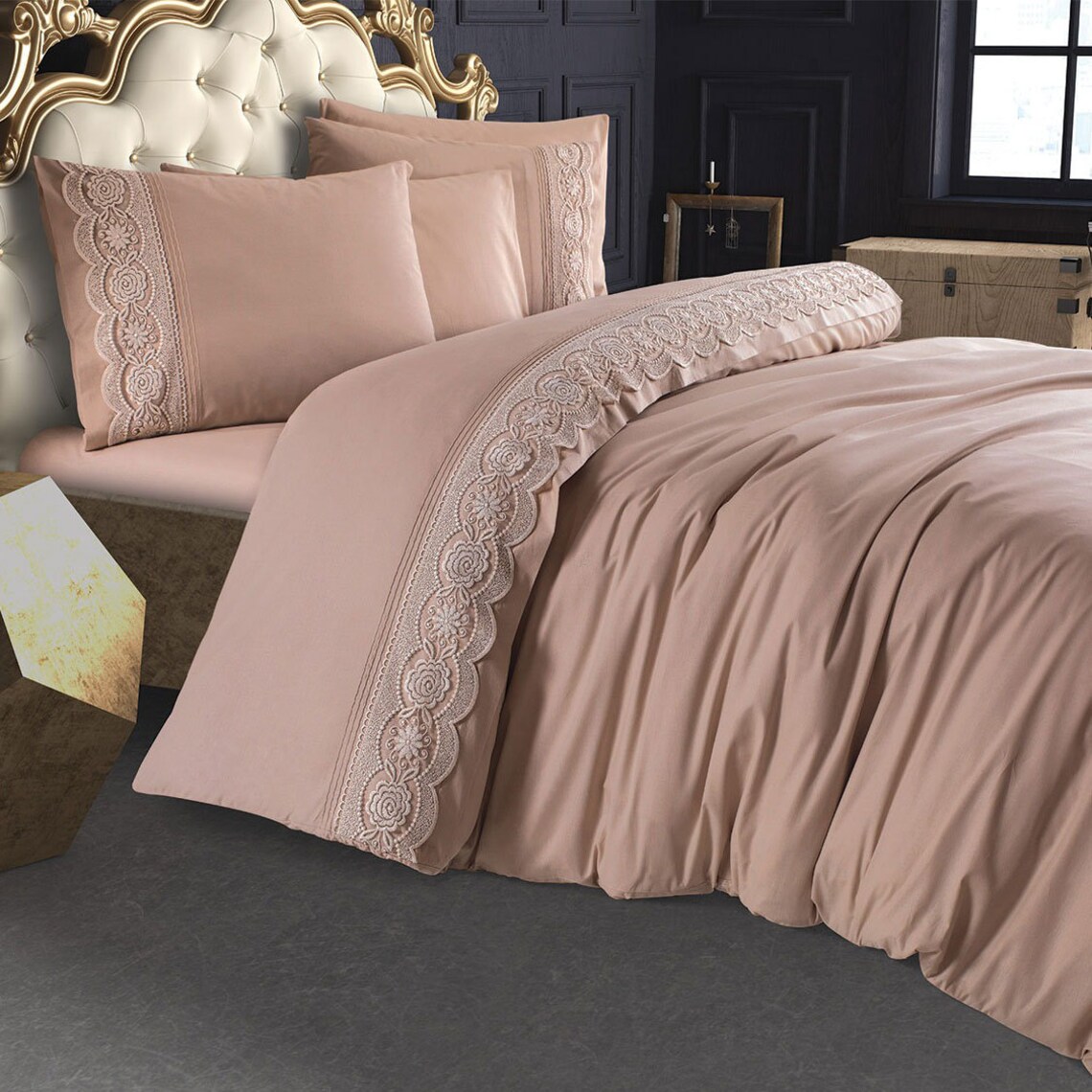 Lux Turkish Bedding Set / ReDLaVi iPeK 6 Pieces Lux Quilt Etsy