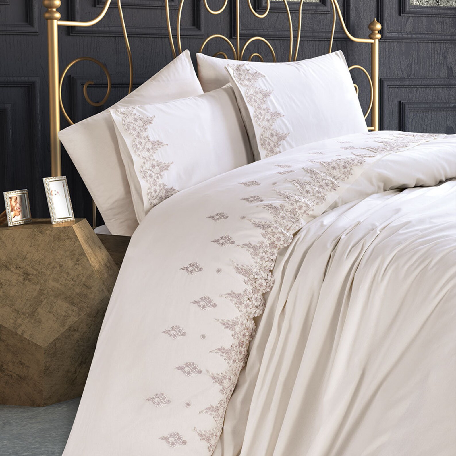 Lux Turkish Bedding Set / Redlavi Anka 6 Pieces Lux Quilt Etsy UK