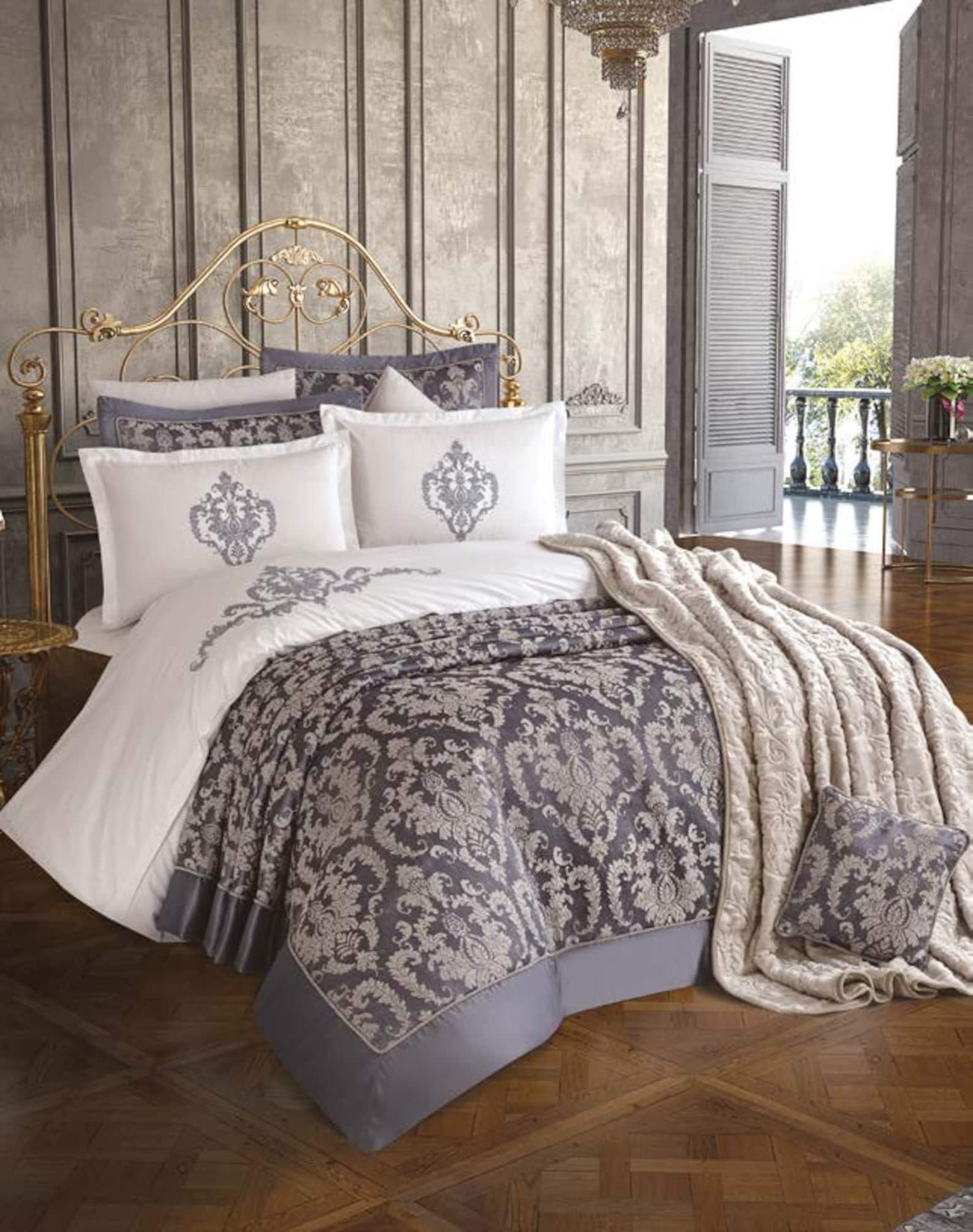 2021 Turkish Bedding Set 11 Pcs / Redlavi Tamara Dowry Bed Etsy