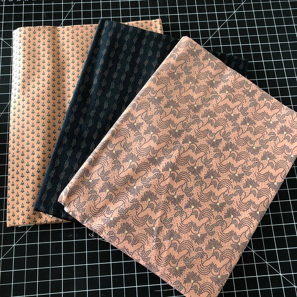 Henry Glass Blush and Blue Fabric Etsy