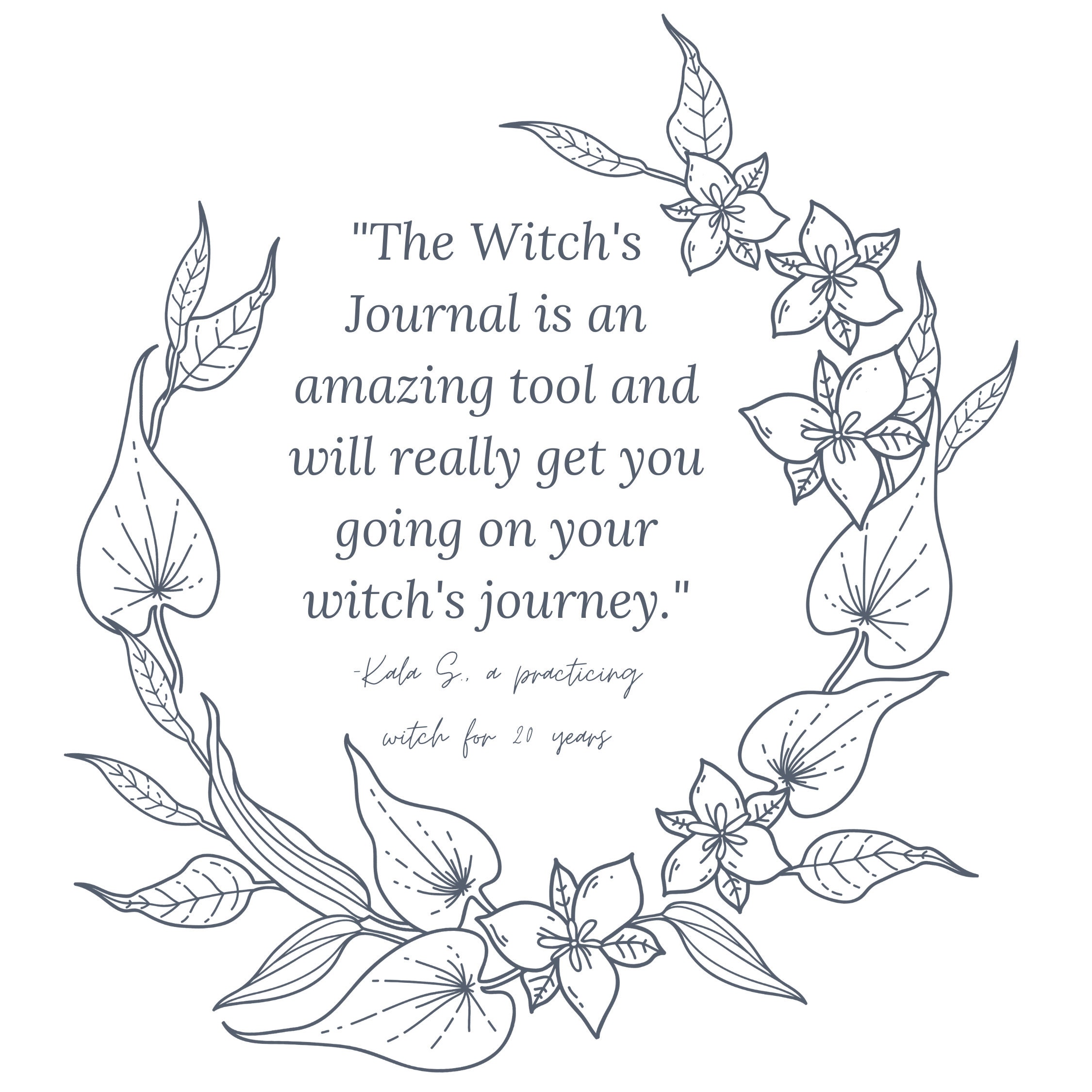 The Witch's Journal printable includes a spellbook / | Etsy