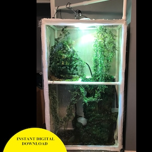 Reptile Enclosure- 25.11 Cubic Feet - Manual