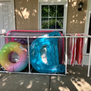 DIY-Pool Accessory Holder and Towel Rack Manual image 2