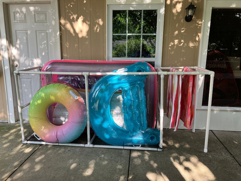 DIY-Pool Accessory Holder and Towel Rack Manual image 2