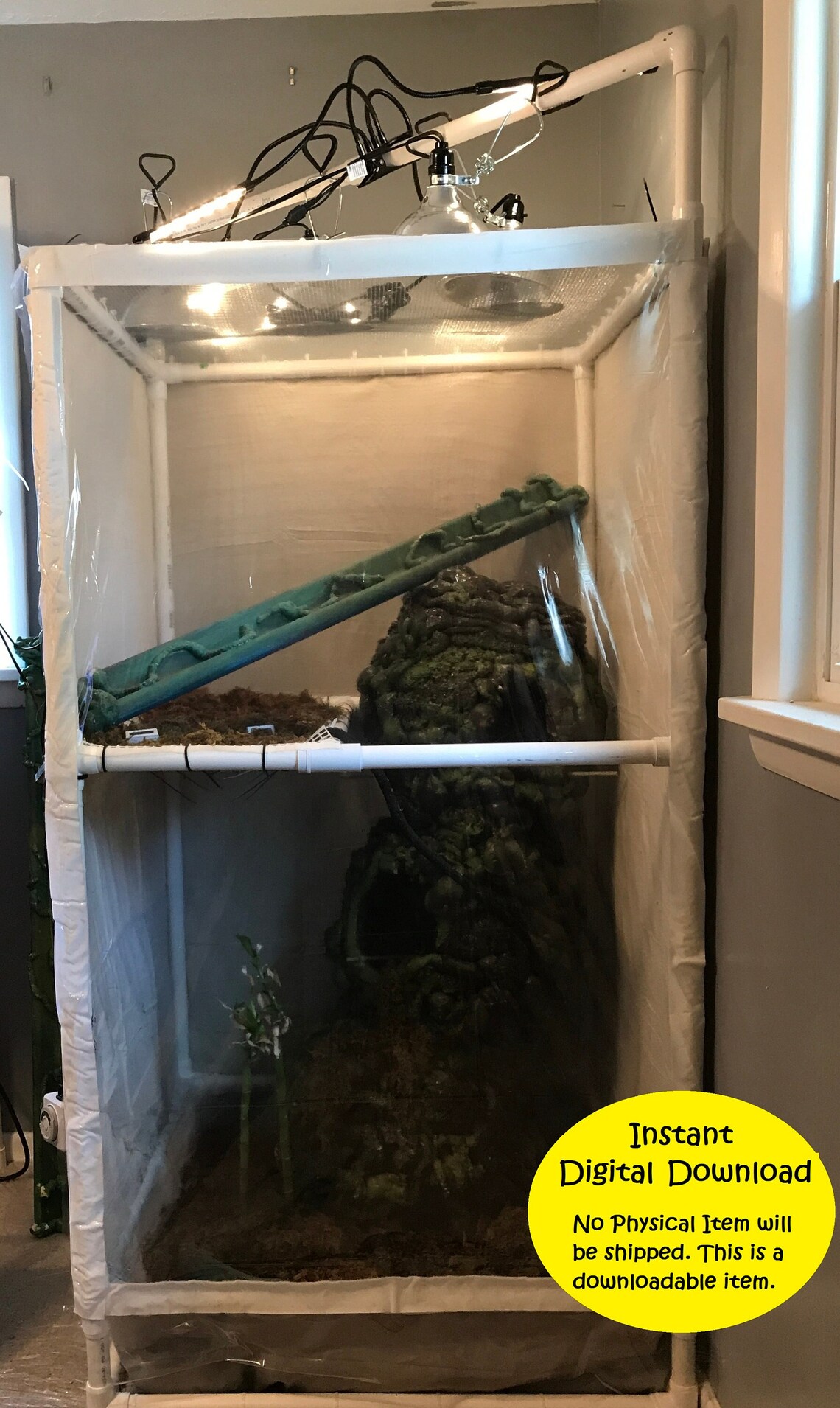 DIY Reptile Enclosure 46.91 cubic feet PLANS Etsy