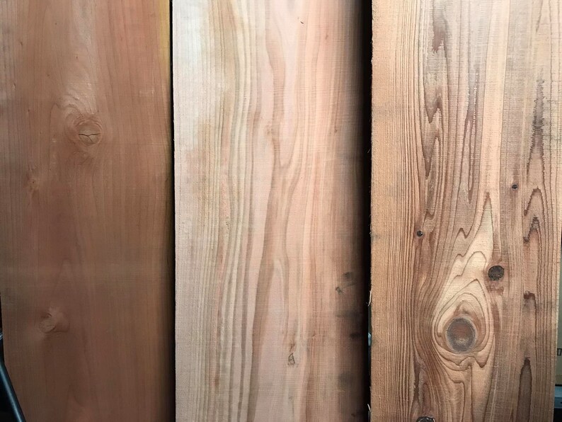 Redwood Boards 1/2 Thick Boards 11 In Wide Etsy