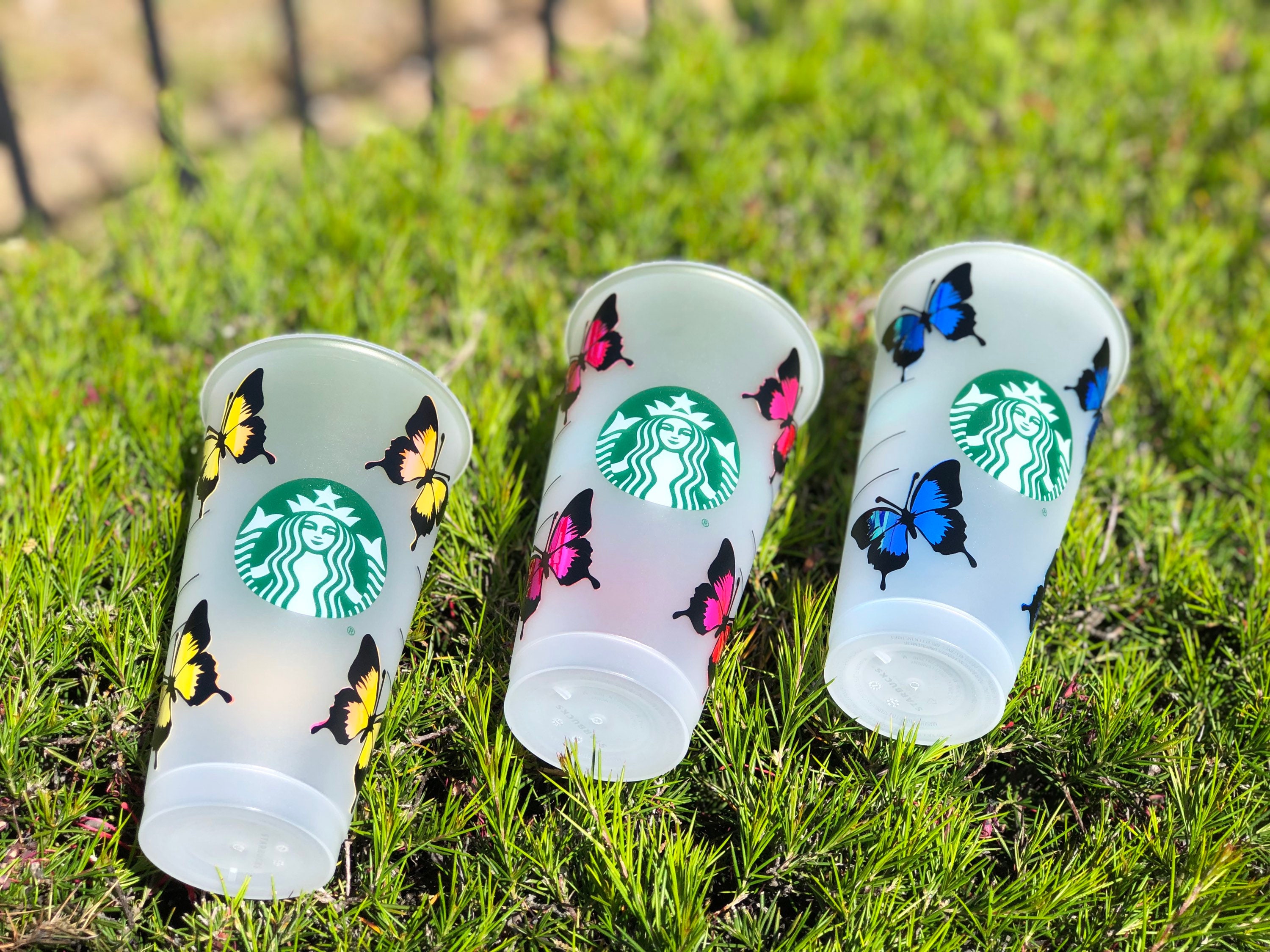 Custom Starbucks cup Reusable 24 oz Cold drink cup come with Etsy