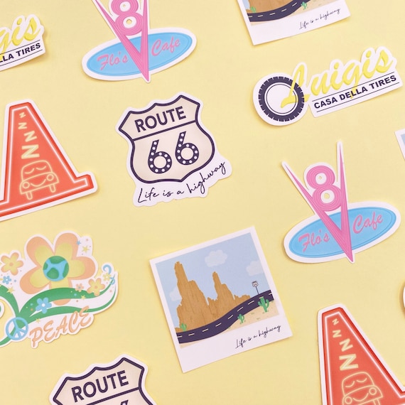 CARS Inspired Matt Vinyl Stickers Individual & Packs Etsy