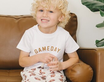 Gameday Graphic Tee -Toddler Football T-Shirt - Baby Boy Outfit - Game Day Tee - Toddler Shirt - Fall - Basketball Team - 100% Cotton