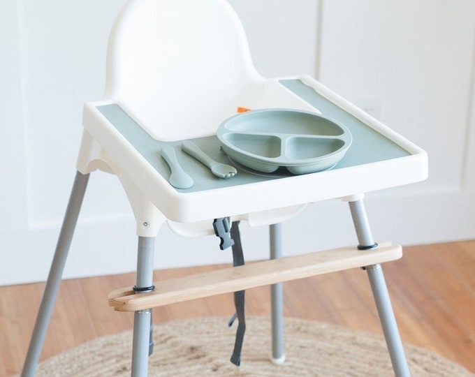 Bamboo IKEA Antilop Foot Rest Wooden Footrest for IKEA Highchair