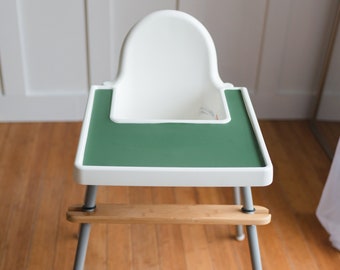 Vineyard Green IKEA High Chair Placemat - Silicone Placemat for IKEA Antilop Highchair - IKEA Antilop Placemat - Ikea High Chair Mat - Cover