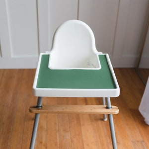 Vineyard Green IKEA High Chair Placemat - Silicone Placemat for IKEA Antilop Highchair - IKEA Antilop Placemat - Ikea High Chair Mat - Cover