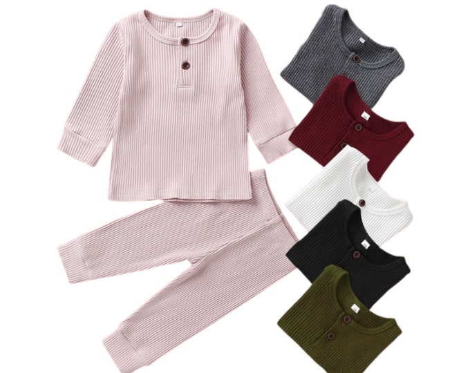 Baby Shirt and Pants Set Baby Two Piece Set Baby 2 Piece Etsy