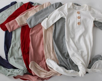 best knotted baby gowns