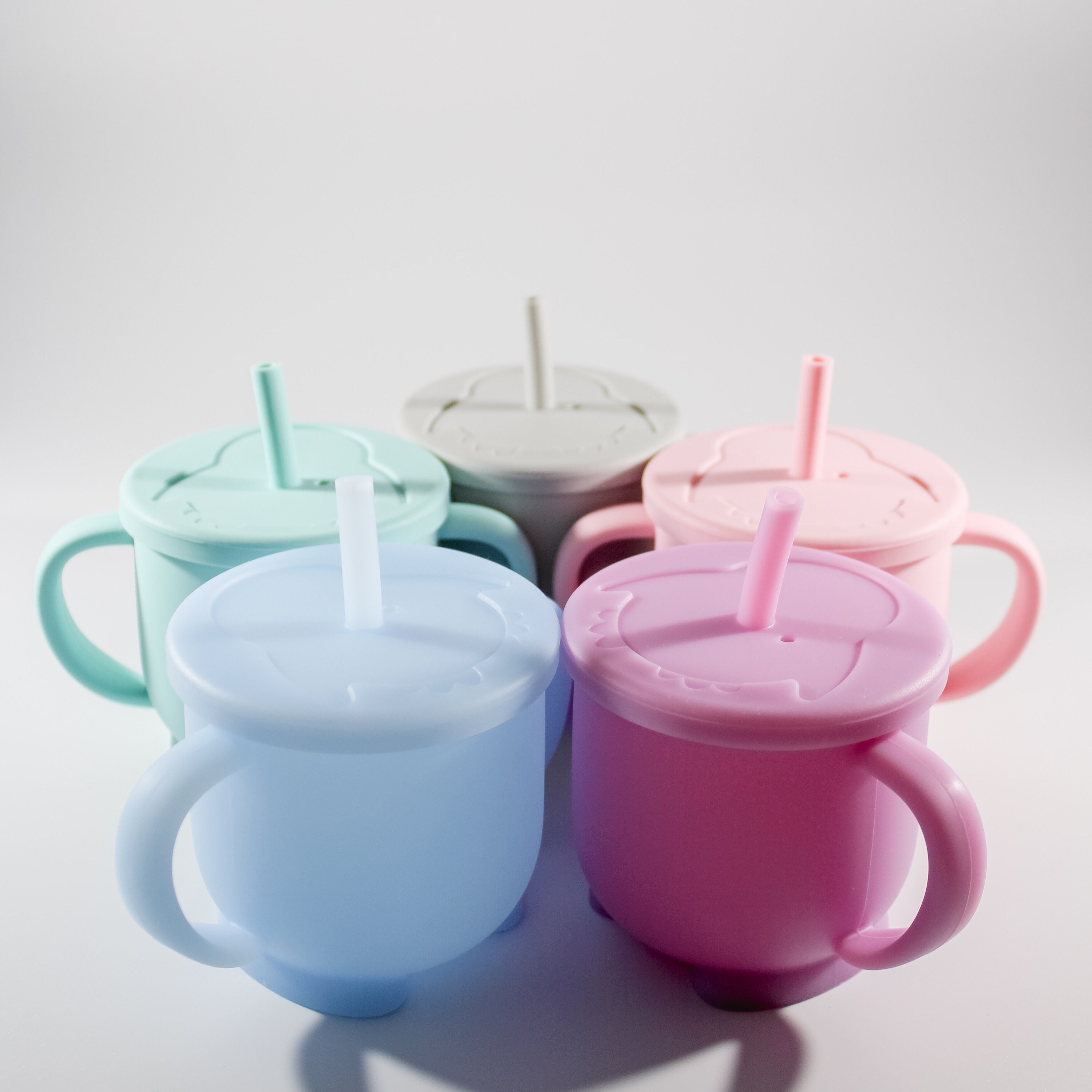 Silicone Straw Cup for Babies & Toddlers Sippy 5 Ounces Etsy