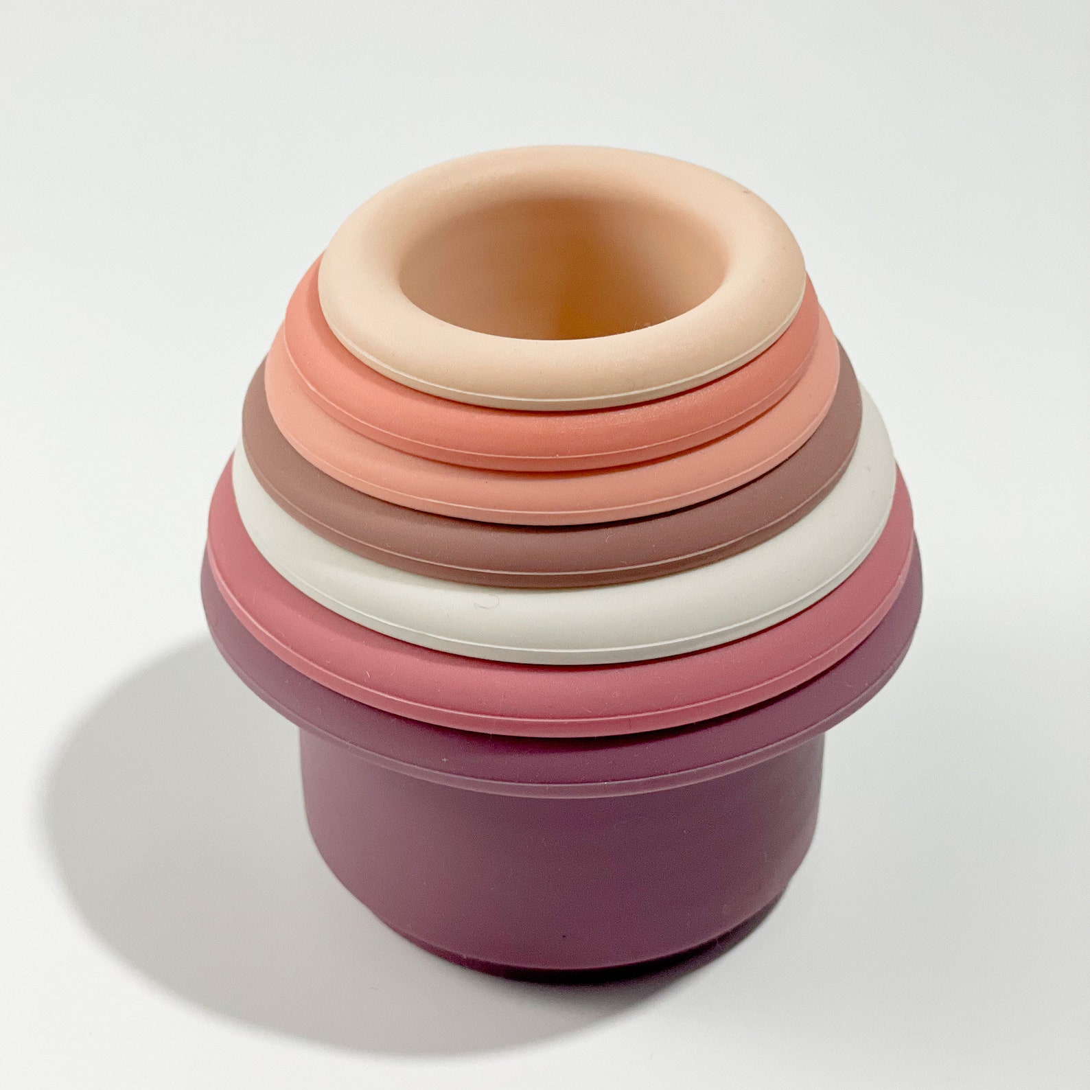 Silicone Stacking Cups Silicone Stacker Toy Stacking Toy Etsy