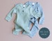 Ribbed Baby Romper - Baby Boy Clothes - Neutral Baby Outfit 