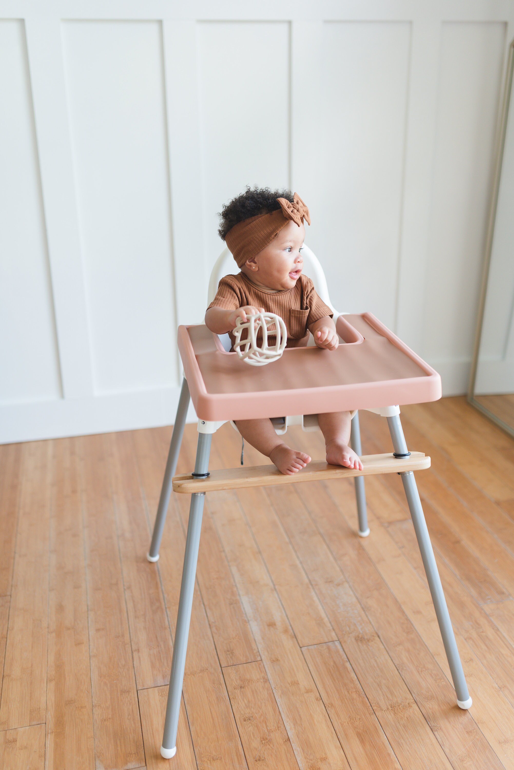 Baby Highchair Foot Rest Footrest Baby Natural Bamboo Baby Highchair Foot  Rest High Chair Footrest With Rubber Ring