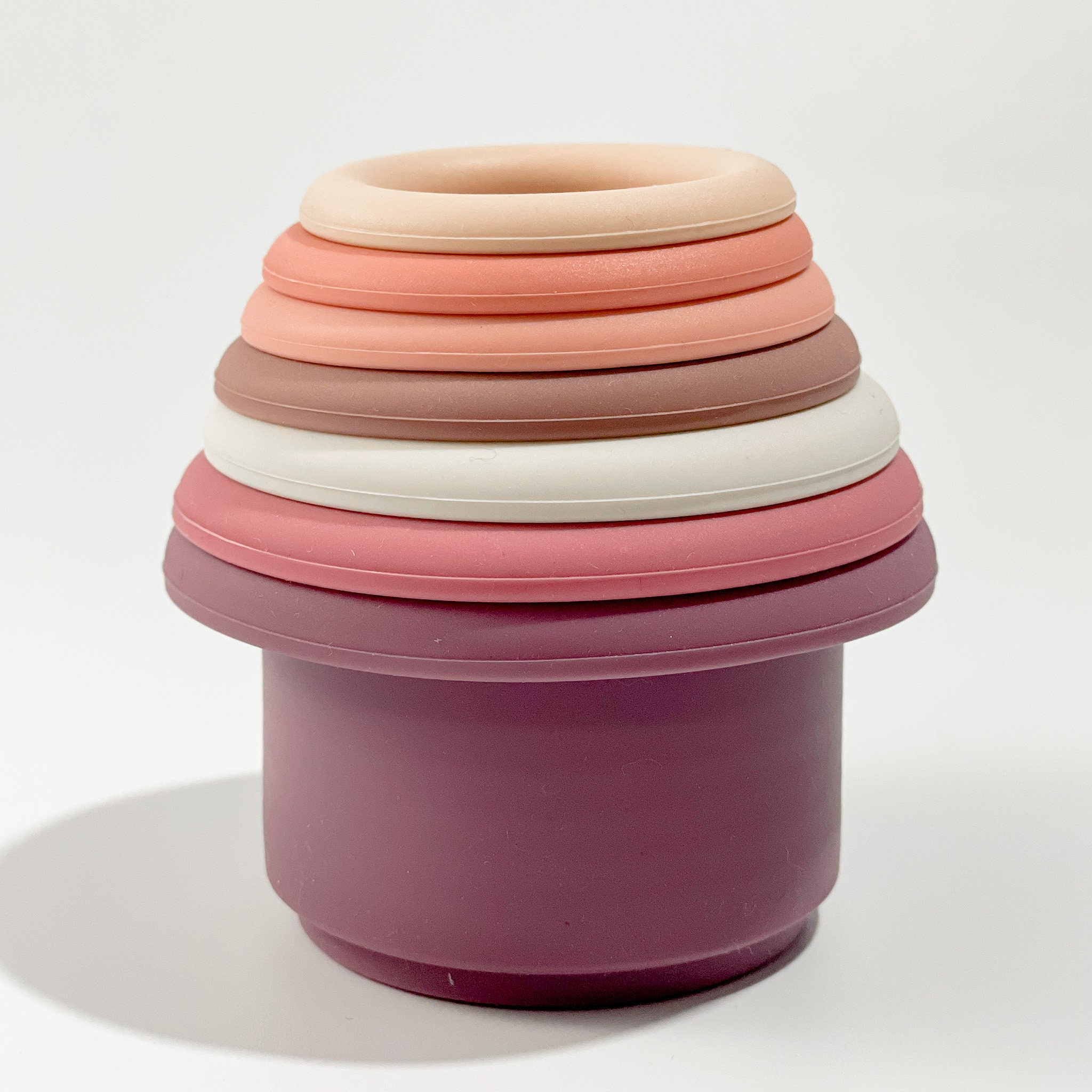 Silicone Stacking Cups Silicone Stacker Toy Stacking Toy Etsy